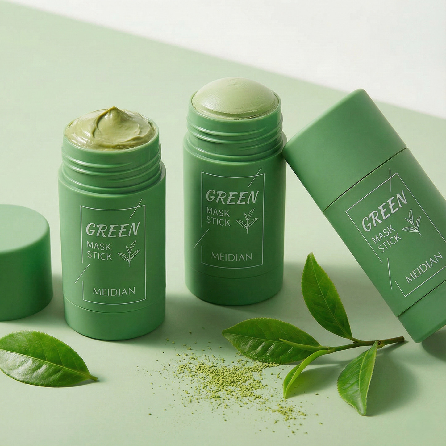 Combo 3 Mascarillas de Té Verde Orgánico - Lucente™